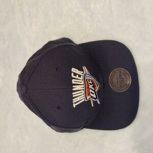 Thunder Mitchell and ness nostalgia hat cap NBA basketball adjustable fit